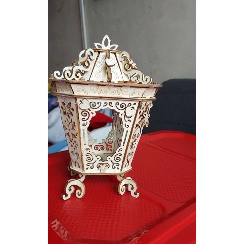 Lanterne lumineuse floral