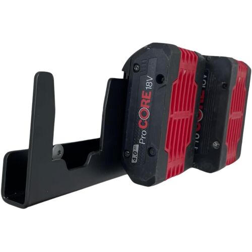 Support de batterie en métal pour Bosch 18 V Support mural Organisateur de batterie Support de rangement pour 3 batteries
