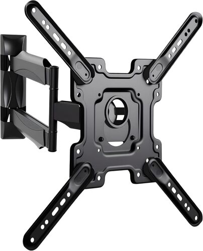 TIANYI-Support mural pour TV de 26 à 60"" jusqu'à 27,2 kg, pivotant et inclinable VESA max 400 x 400 mm