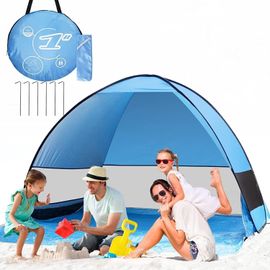 Checarzhn--No1-Tente De Plage Pop-Up Portable, Extra Légère, Automatique, Upf 50+, Pour 3 À 4 Personnes, Protection Solaire, Plage, Camping, Randonnée, Jardin