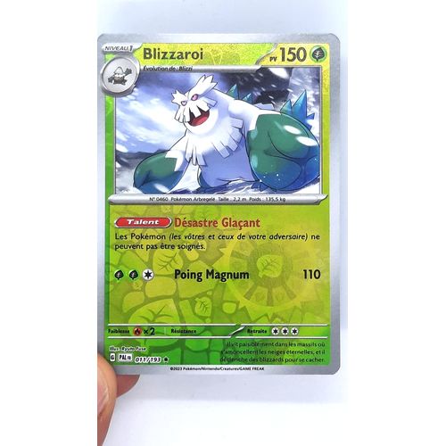 Blizzaroi Reverse - Pokémon - Set Evolutions À Paldea - 011/193 - Ev02 - Française