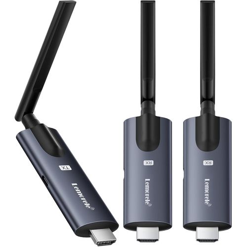 Transmetteur Hdmi Sans Fil Avec 2 Récepteurs,1080P,Supporte 1 Tx Pour 4 Rx Max. Diffusion Vidéo De Pc,Caméra,Box Tv Vers Hdtv,Moniteur,Projecteur