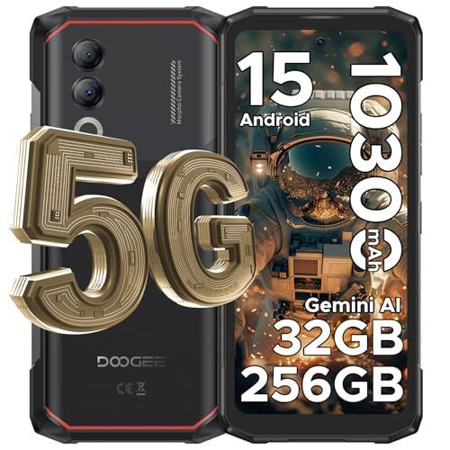 DOOGEE BLADE20 Turbo 5G Telephone Portable Incassable¿32GO+256GO Noir