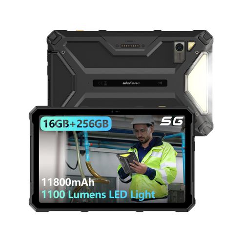 Ulefone Armor Pad 4 Ultra Tablette Incassable 5G, Android 14,16Go+256Go Noir
