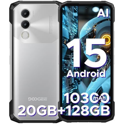 DOOGEE Blade 20 Telephone Portable Incassable¿20Go+128Go Android 15,Naturelle