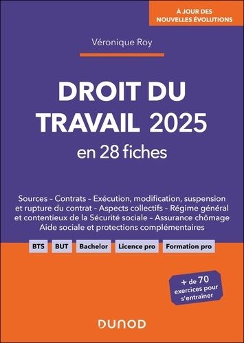 Droit Du Travail En 28 Fiches