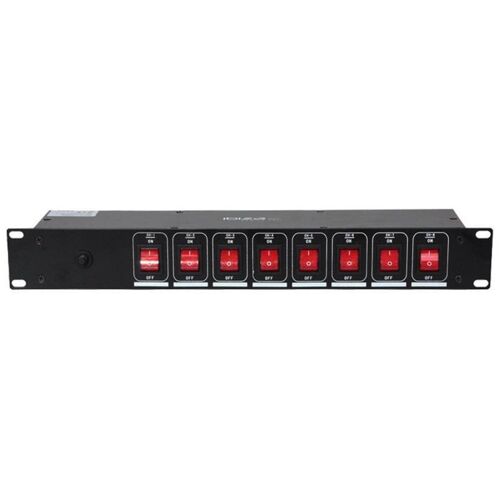 Ibiza Light - Unité de distribution secteur (rack-montable) - CA 220-240 V - 3000 watt - connecteurs de sortie : 8 (alimentation) - 19