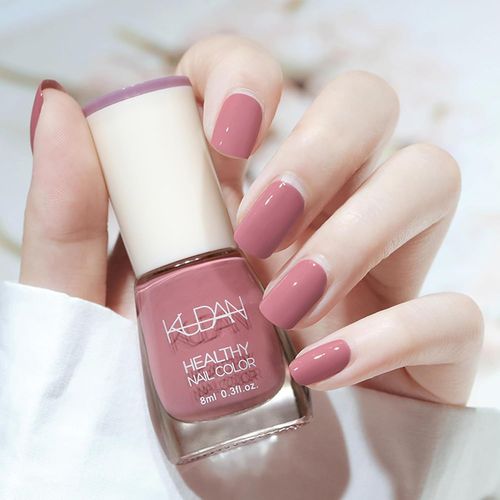 Vernis À Ongles Rose À Séchage Rapide-Vernis De Couleur Longue Durée Sans Lampe Uv,Facile À Appliquer,Vernis À Ongles Rose Naturel Pour Bricolage Et Manucure À La Maison,Diy Nail Art (Rose) 