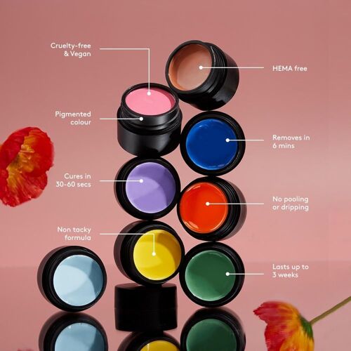 Crème Caragel Flying Saucer, Vernis À Ongles Semi-Permanent En Pot, Peinture Et Dessin Sur Ongles, Brillance Durable, Manucure Diy Uv Led, Tenue Longue Durée, Designs Nail Art Brillants 