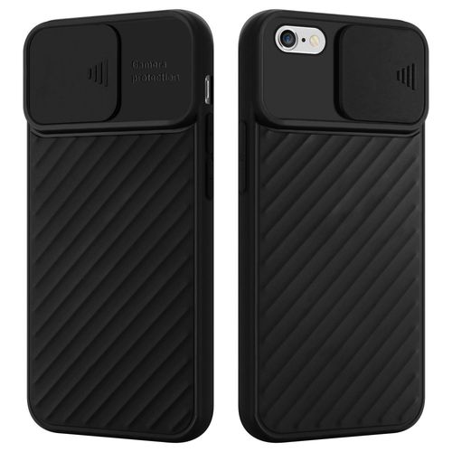 Cadorabo Housse Compatible Avec Apple Iphone 6 Plus / 6s Plus En Mat Noir - Étui De Protection En Silicone Tpu Flexible Et Avec Protection Pour Appareil Photo
