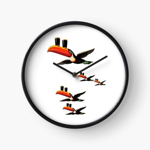 Horloge Murale Guinness volante=2577 30cm Décoration Artistique pour Cheminée, Maison, Chambre et Bureau