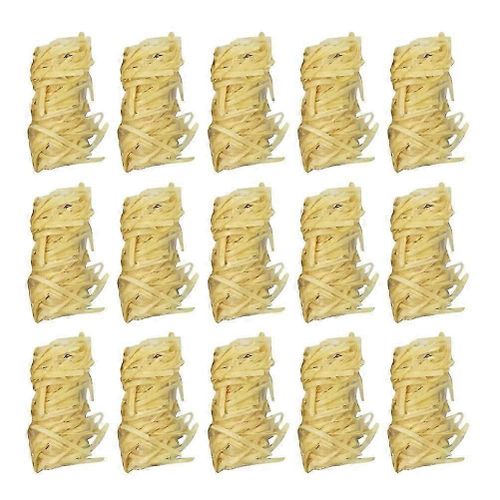 50pcs Briquets à feu en bois Briquets à feu naturel pour cheminée feux de camp Grill Barbecue