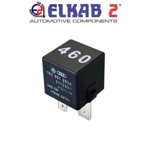 Relais 460 1ko951253a 12 V, Audi, Vw, Seat, Skoda, Module De Commande V23134-T52-X430, Passat, Polo, Golf, Rs, A6, Q5, Q3, Arona, Ibiza, Octavia, Original