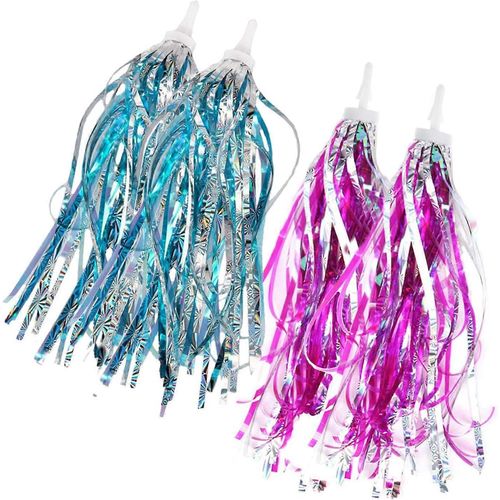 Ruban De Pompon De Vélo Pour Enfants,Scooter Pour Enfants Guidon Banderoles Ruban De Poignées De Vélo