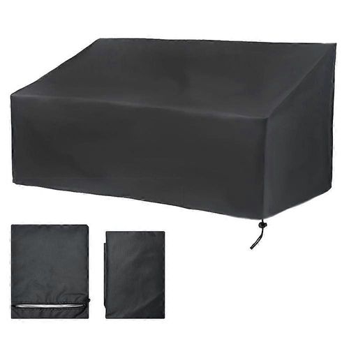 Housse De Banc De Jardin 4 Places,Housse De Banc De Patio Extérieur Étanche À La Poussière,Anti-Uv,Imperméable,Coupe-Vent,Housse De Protection Oxford Pour Canapé (190x66x89cm)