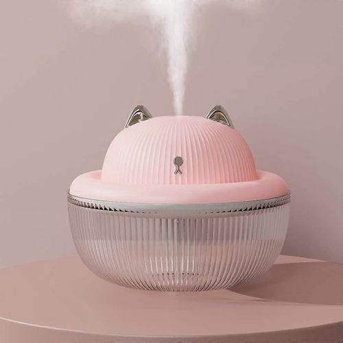 Mini humidificateur,humidificateur portable avec 7 lumières colorées,petit humidificateur 300ml