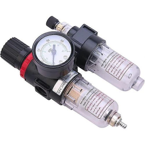 Séparateur d'eau d'air comprimé,réducteur de pression pour compresseur 1/4 de pouce,filtre-régulateur,régulateur de pression d'air,lubrificateur,séparateur d'humidité,