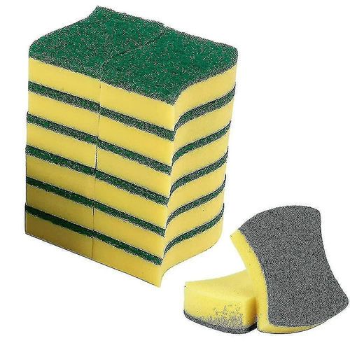 Lot de 24 éponges à récurer pour vaisselle - Éponges de nettoyage anti-rayures - Yvan