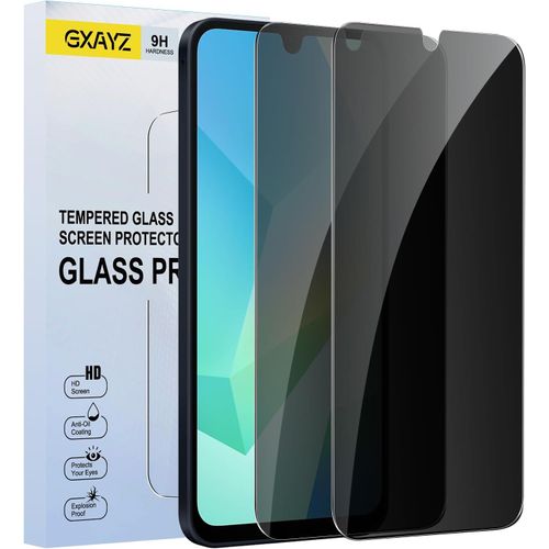 Khkui-¿2 Pièces¿Verre Trempé Protection Écran Anti-Espion Pour Samsung Galaxy A16,Film De Protection En Verre Trempé, Anti-Espion,Dureté 9h