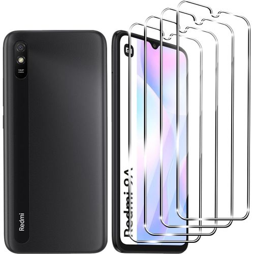 Lot De 4 Protège-Écrans En Verre Trempé Pour Xiaomi Redmi 9a ¿ 0,26 Mm 9h Anti-Rayures Anti-Bulles Haute Transparence Hd