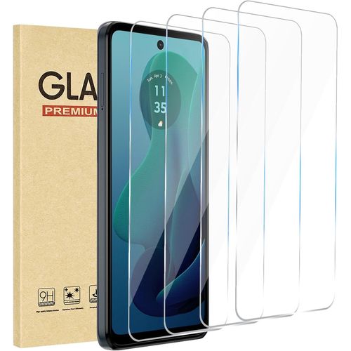 Eryi-4 Pieces Protecteur D'écran En Verre Trempé Moto G 5g (2024)Dureté 9h Glass,Film Protection Écran,Anti Rayuresultra Résistant,Sans Bullesinstallation Facile, Compatible Avec Les Boîtiers