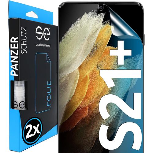 KAL-2X Se® Film De Protection 3D Transparent Pour Samsung Galaxy S21 Plus, Auto-Réparateur, Compatible Empreinte & Faceid, Installation Sans Bulles, Résistant Aux Chocs Et Rayures, Fabriqué En Allema