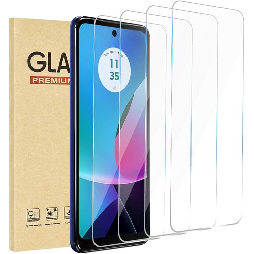 Eryi-4 Pieces Protecteur D'écran En Verre Trempé Moto G Play (2023)Dureté 9h Glass,Film Protection Écran,Anti Rayuresultra Résistant,Sans Bullesinstallation Facile, Compatible Avec Les Boîtiers