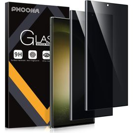 2 Pièces Anti-Espion Verre Trempé Pour Samsung Galaxy S23 Ultra, Privacy Protection D'écran Pour Samsung S23 Ultra, Anti-Peeping, Anti-Spy, Dureté 9h, Anti Rayures Film Protection
