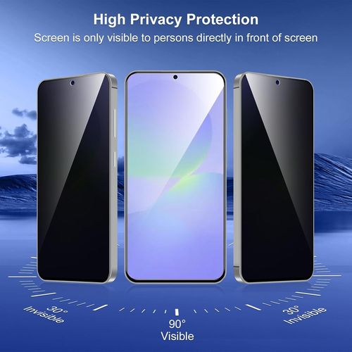 CAUC-2 Pièces Anti-Espion Verre Trempé pour Samsung Galaxy A36, Privacy Protection D'écran pour Samsung Galaxy A36, Anti-Peeping, Anti-Spy, Dureté 9H, Anti Rayures Film Protection