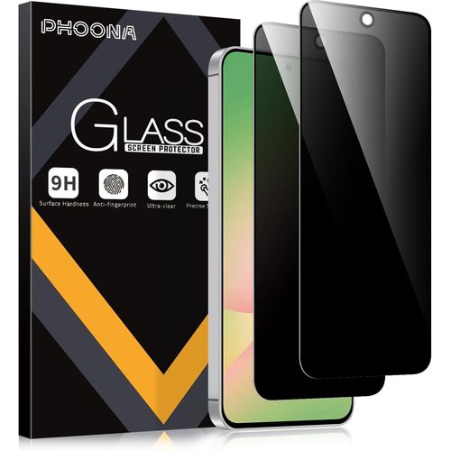 Cauc-2 Pièces Anti-Espion Verre Trempé Pour Samsung Galaxy A56, Privacy Protection D'écran Pour Samsung Galaxy A56, Anti-Peeping, Anti-Spy, Dureté 9h, Anti Rayures Film Protection