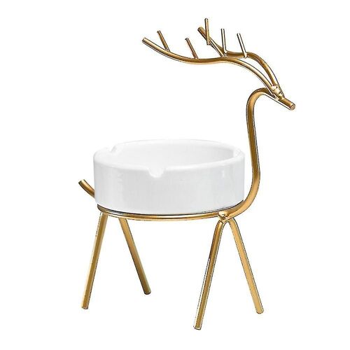 Nordic Deer Cendrier En Métal Bureau À Domicile Bureau Ins Ornements,or,11