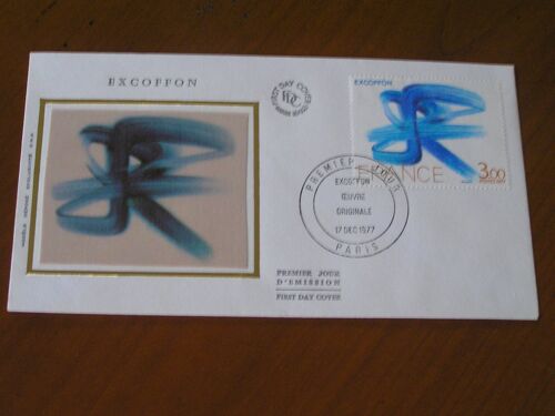 Enveloppe 1er Jour - Excoffon (Oeuvre Originale) -  1977