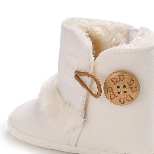 Nouveau-Né Bébé Garçons Filles Neige Hiver Bottes Nourrisson Enfant Enfant Doux Semelle Hiver Chaud Berceau Chaussons Chaussures(12