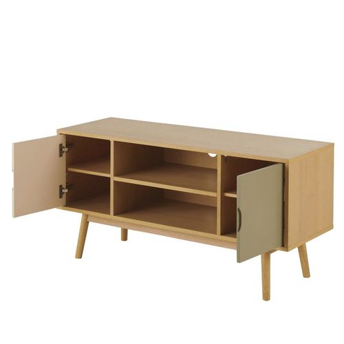 Meuble Tv 2 Portes Bicolore