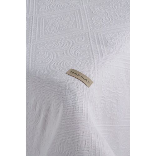 Couvre Lit En Coton Blanc 180x270