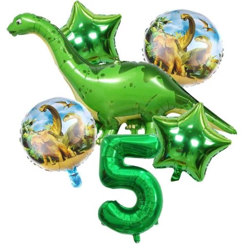 Décoration Anniversaire Dinosaure 5 Ans Ballons