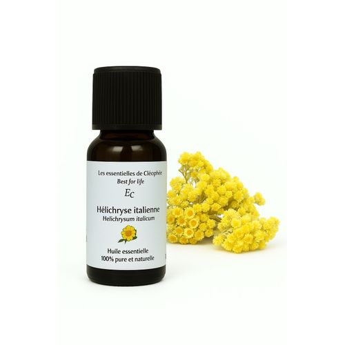 Huile Essentielle D'Hélichryse Italienne - Helicrysum Italicum - 3 Ml - Bouchon Avec Compte Gouttes Et Sécurité Enfants 