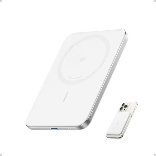 Hui-Nano Batterie Externe Certifiée Qi2 15w Magnétique Ultra-Fine 5000 Mah,Rapide,Ergonomique Et Compatible Magsafe,Uniquement Pour Iphone 16 Pro Max/15/14/13/12