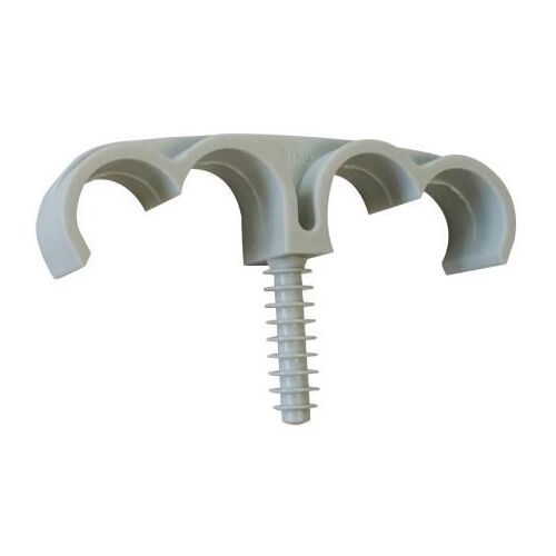 Fixation de gaines et tubes ING FIXATION Fix-ring Quadruple - Ø 20 mm - Boîte de 50 - A302500