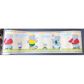 Frise Tapisserie Babar, De Brunhoff, Bd, Figurine
