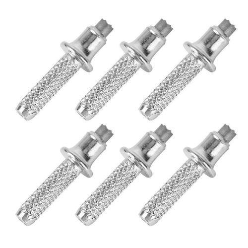 Lot De 6 Embouts De Batons De Randonnee En Acier A Haute Teneur En Carbone