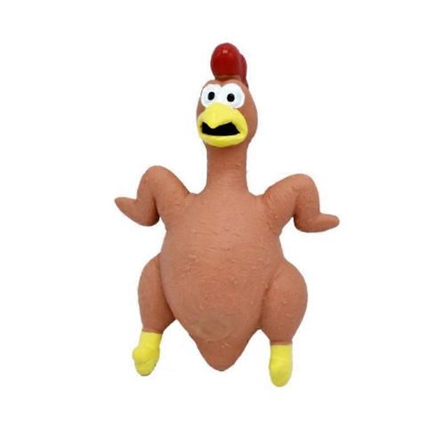 Jouets Couineurs En Caoutchouc Pour Chiens, Jouet A Macher En Latex Pour Chiens, Jouet Sonore Resistant Aux Morsures De Poulet, Fournitures Pour Chiens De Petite, Moyenne Et Grande Taille
