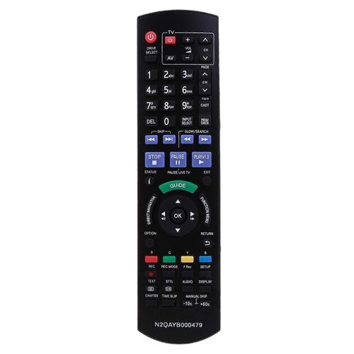 Télécommande de remplacement perdue pour lecteur Blu-ray Panasonic N2QAYB000479 N2QAYB000475 DMRBW780GL DMR-BW780