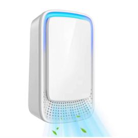 Purificateur d'air enfichable silencieux pour la maison Technologie d'ionisation negative pour chambre a coucher, cuisine, bureau, animaux de compagnie