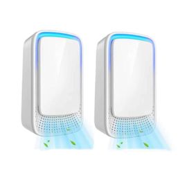 Purificateur d'air enfichable silencieux pour la maison Technologie d'ionisation negative pour chambre a coucher, cuisine, bureau, animaux de compagnie