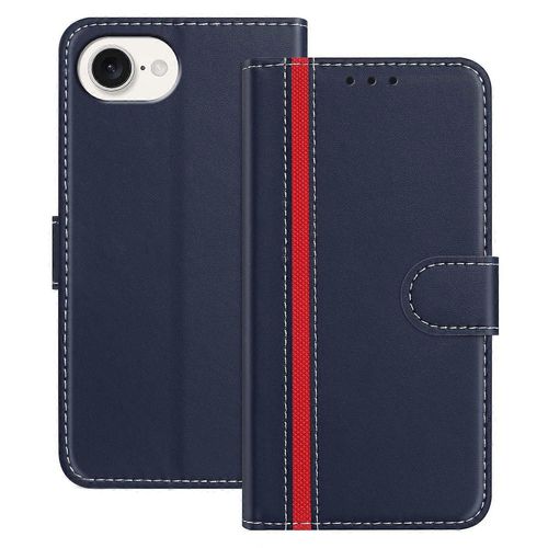 Etui Portefeuille En Cuir Avec Fermoir Magnetique Pour Iphone 16e