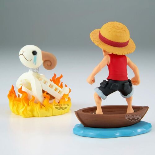 One Piece - Figurine Monkey D. Luffy & Going Merry Wcf Log Stories
