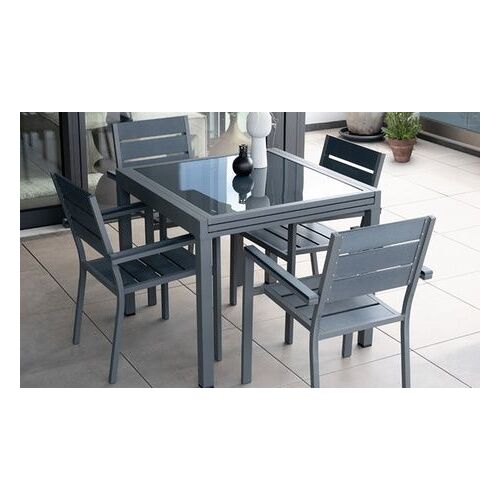 Salon De Jardin Verano Avec Table Extensible De Home Deluxe