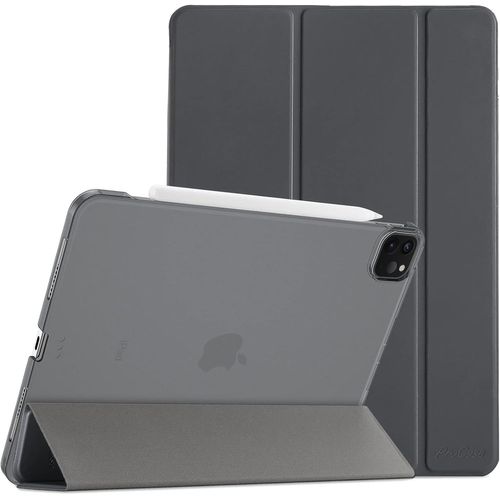 Procase Coque Pour Ipad Air 13 Pouces (M3) 2025/(M2) 2024, Ipad Pro 12.9 Pouces 6ème 2022/5ème 2021/4ème 2020/3ème 2018 Génération, Nouvel Étui Amélioré, Housse De Protection Anti-Chute -Gris