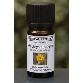 Huile Essentielle D'Hélichryse Italienne - Helicrysum Italicum - 5 Ml - Compte Gouttes Et Sécurité Enfants 